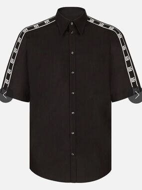 Dolce & Gabbana Martini Fit Logo Button up Shirt Size 15 3/4 40 Size S 20x30